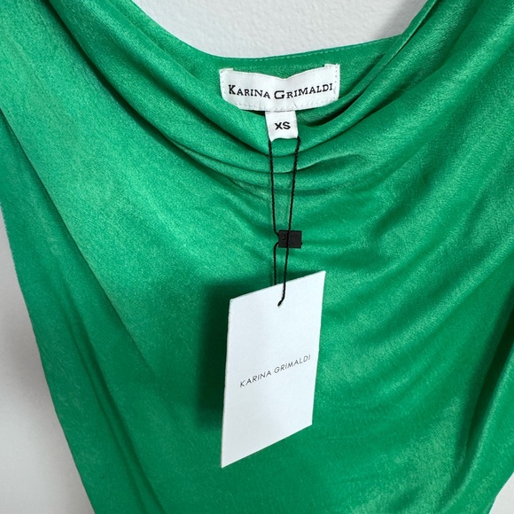 Karina Grimaldi x Revolve Azalea Maxi Dress Kelly Green NWT - Picture 8 of 9